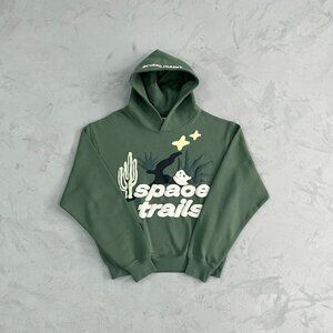 Broken Planet Spacetrails Hoodie Green